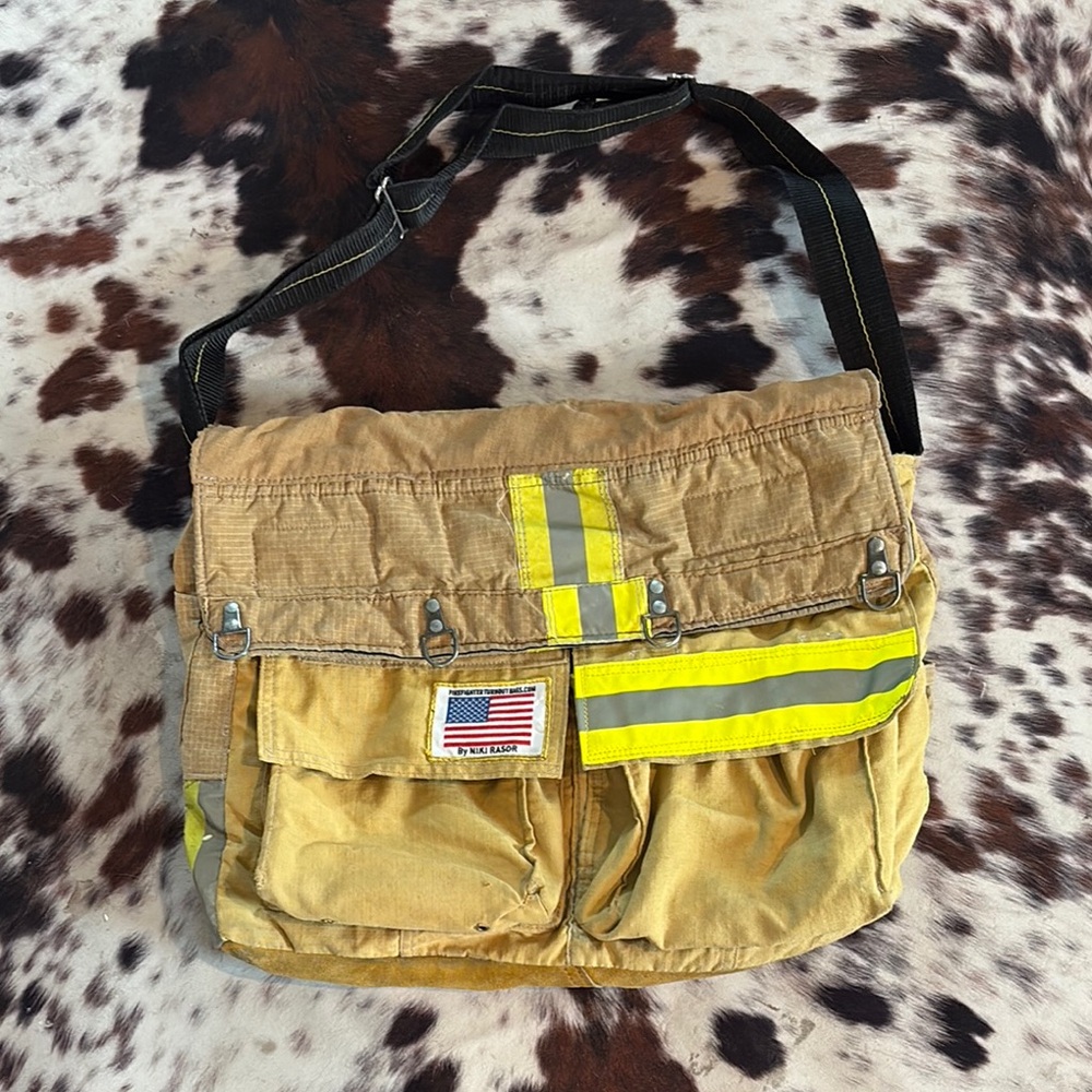 Niki Rasor Firefighter Turnout Messenger Bag